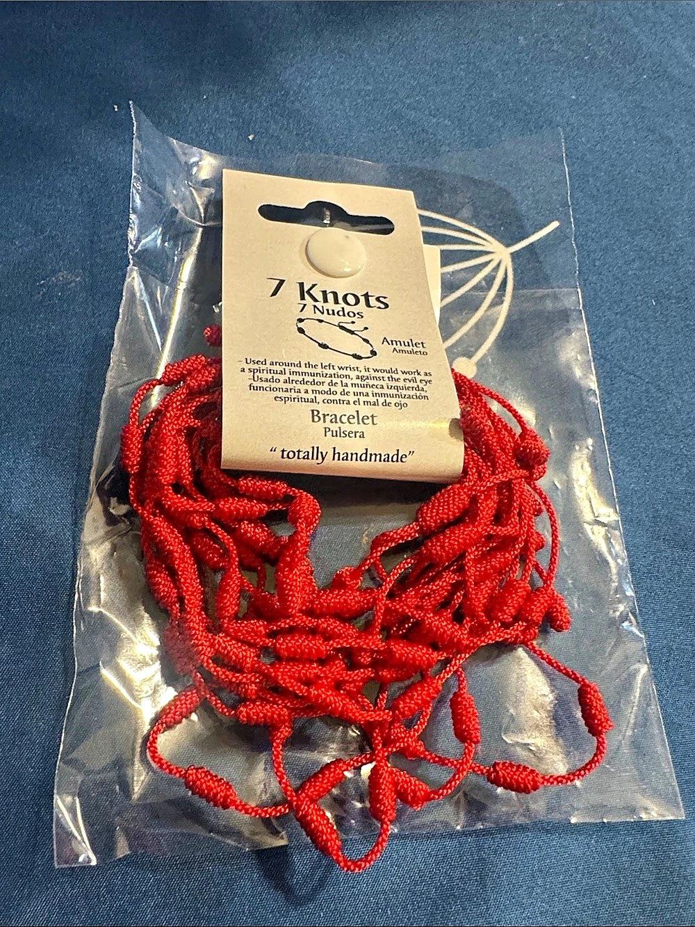 7 Knots Bracelet Pulsera Red Bracelet NWT